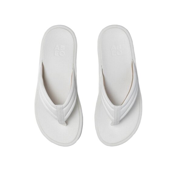 New ABEO Paseo Thong Sandal Metatarsal in White - Picture 3 of 9